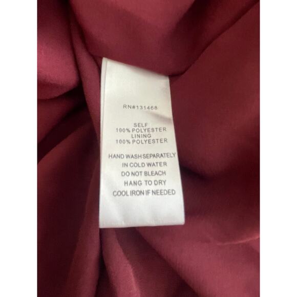 New ~ VICI ~ Cut-out Ruffle Mock Neck Maxi Dress Size XL VACAY FALL WEDDING - Picture 6 of 6